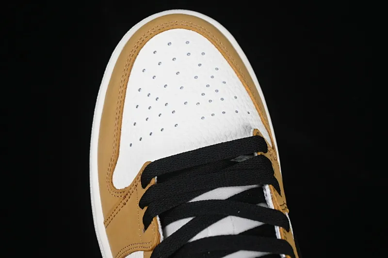 All categories Air Jordan Jordan series basketball shoes Air Jordan 1 Low Air Jordan 1 Low OG AJ1 Joe 1 white yellow black hook low-top cultural leisure sports sneakers CZ0790-107